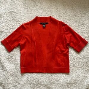 89th & Madison Elbow Sleeve Roll Tab Shrug Women’s S